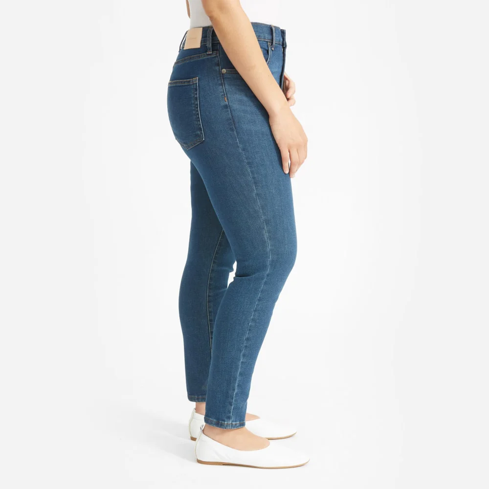 The Authentic Stretch High-Rise Skinny | Mid Blue | 26.5" Inseam - Image 7