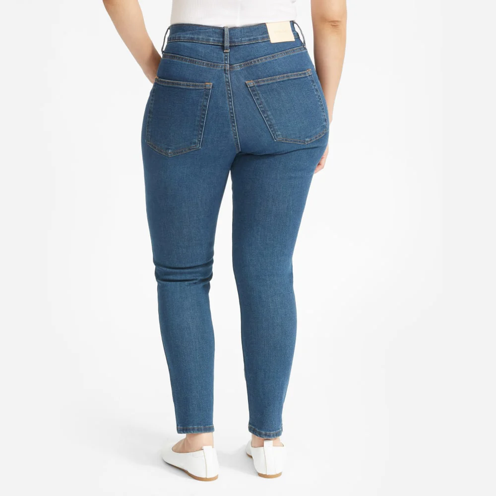The Authentic Stretch High-Rise Skinny | Mid Blue | 26.5" Inseam - Image 9