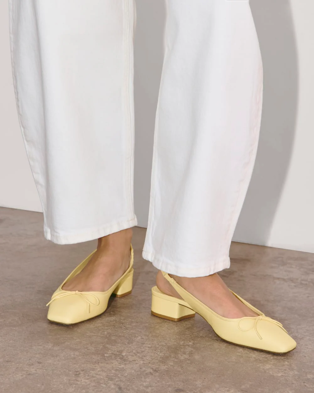 The Ballet Slingback Heel | Straw - Image 2