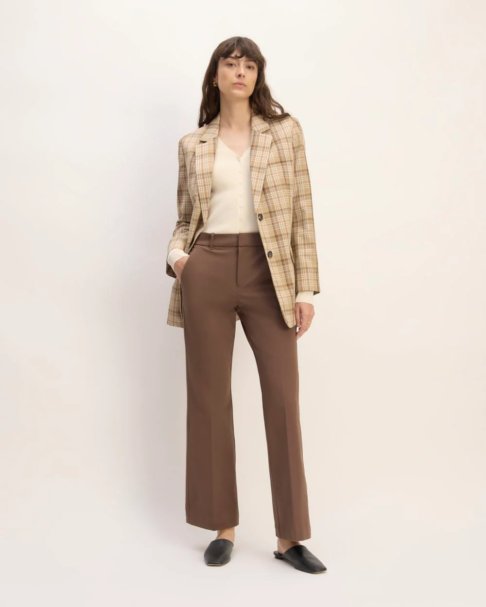 The Bi-Stretch Flare Pant | Cocoa