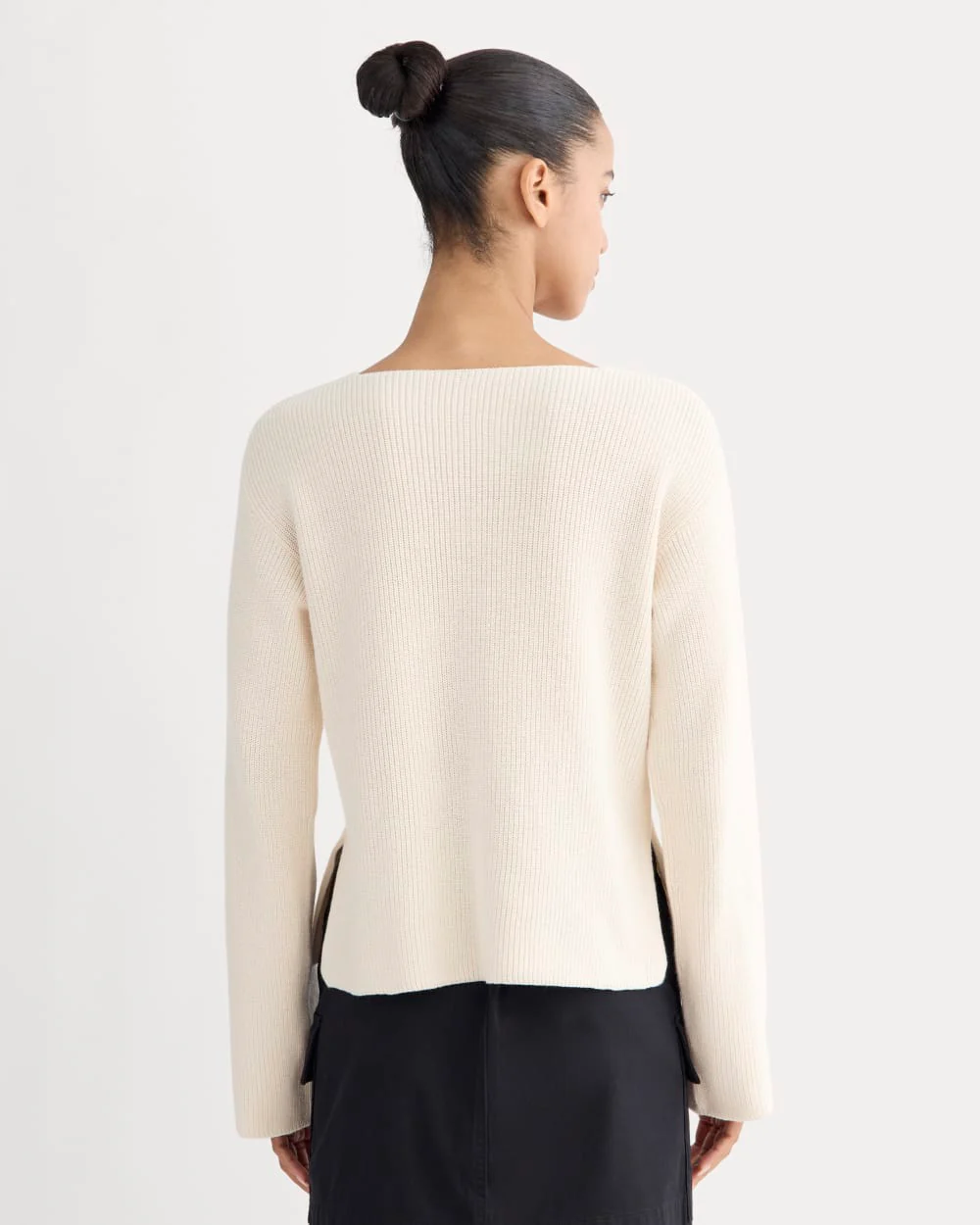 The Boatneck Top in Everyday Cotton | Canvas - Image 5