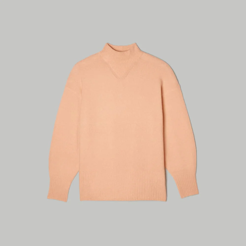 The Cozy-Stretch Pullover | Apricot - Image 2