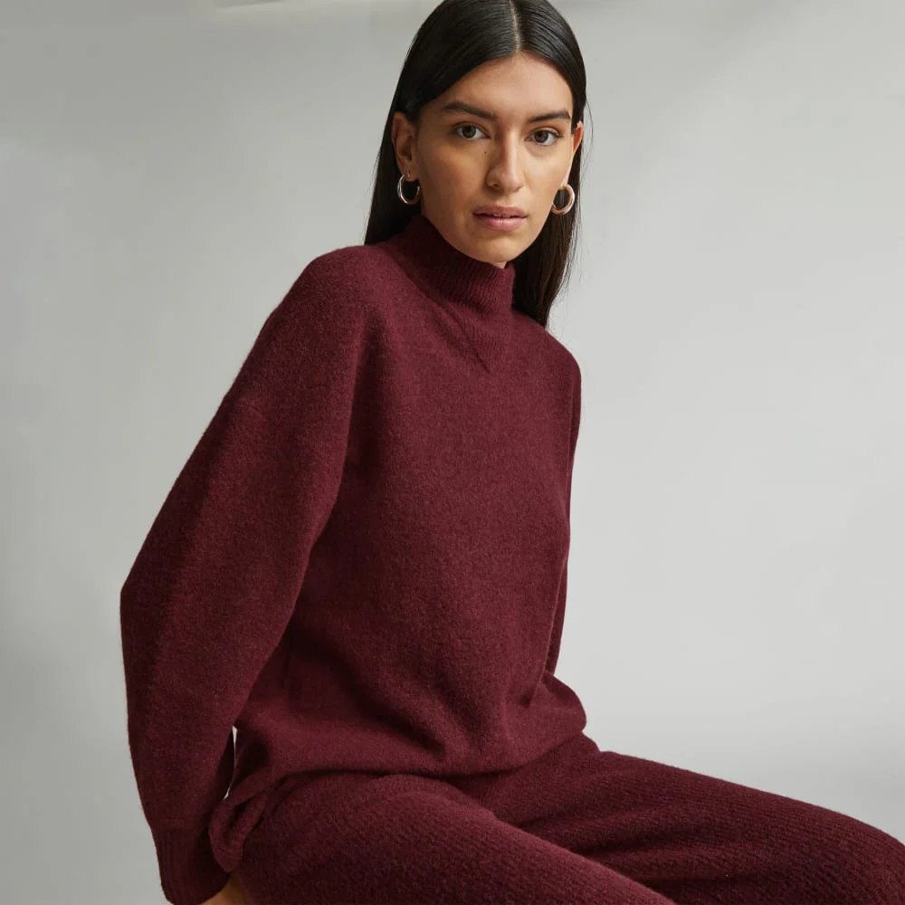 The Cozy-Stretch Pullover | Brandy - Image 2