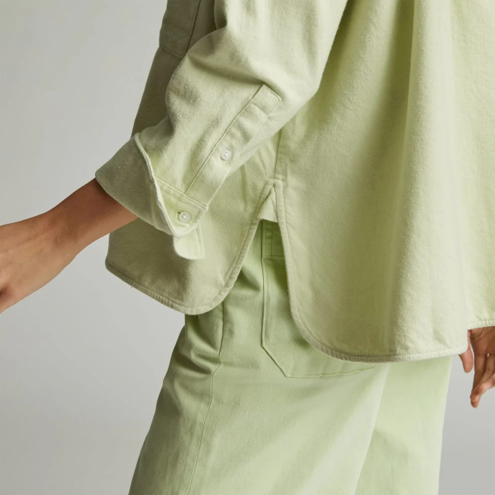 The Boxy Flannel | Seafoam Green - Image 5