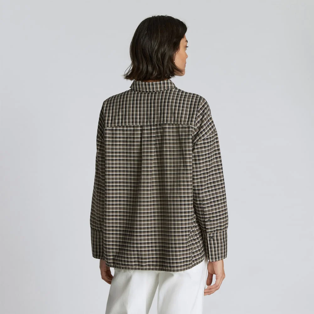 The Boxy Oxford | Falcon Mini Plaid - Image 3