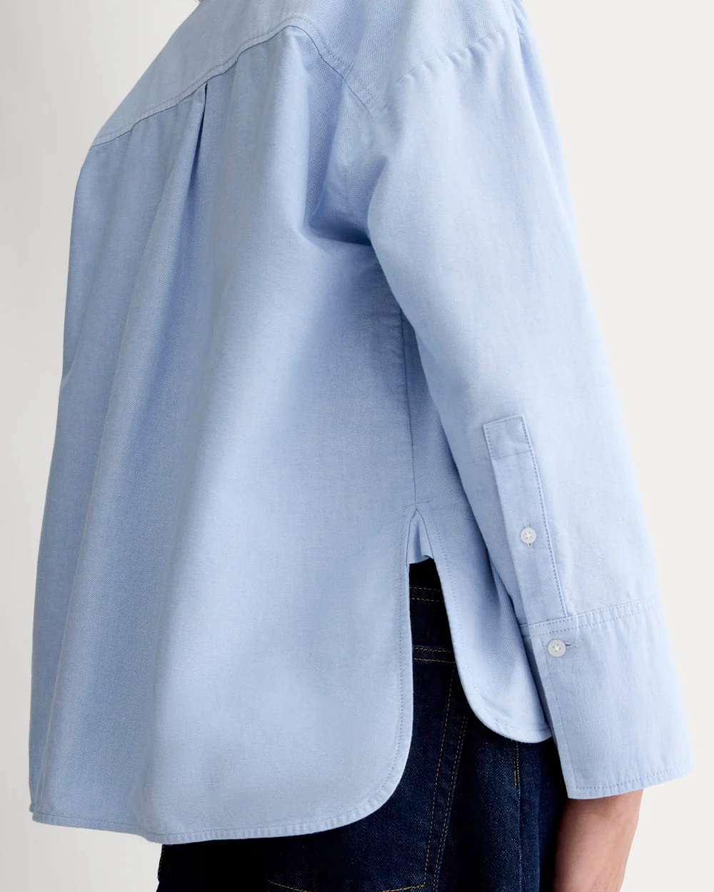 The Boxy Oxford | Light Blue - Image 4