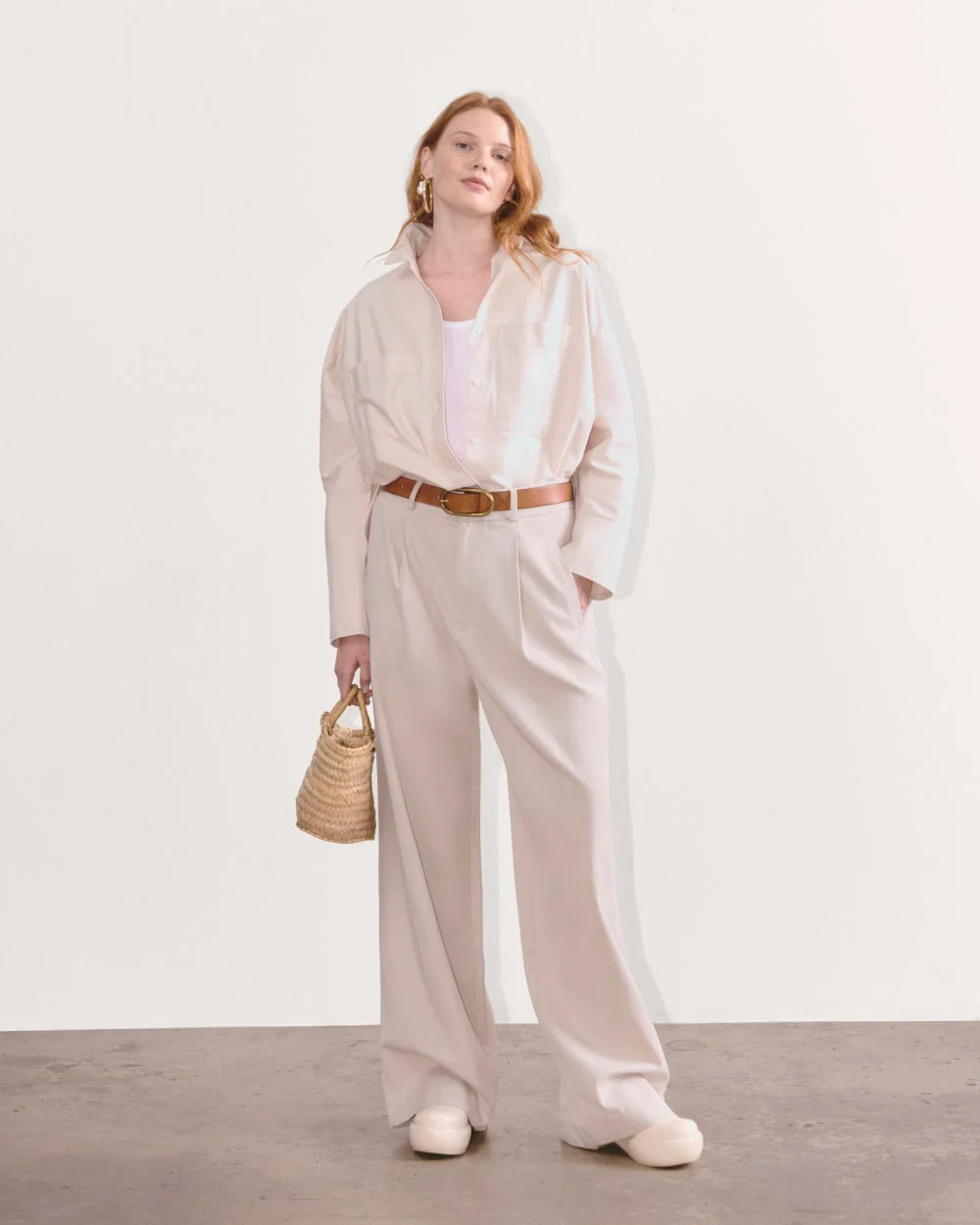 The Boxy Oxford | Whisper Pink - Image 3