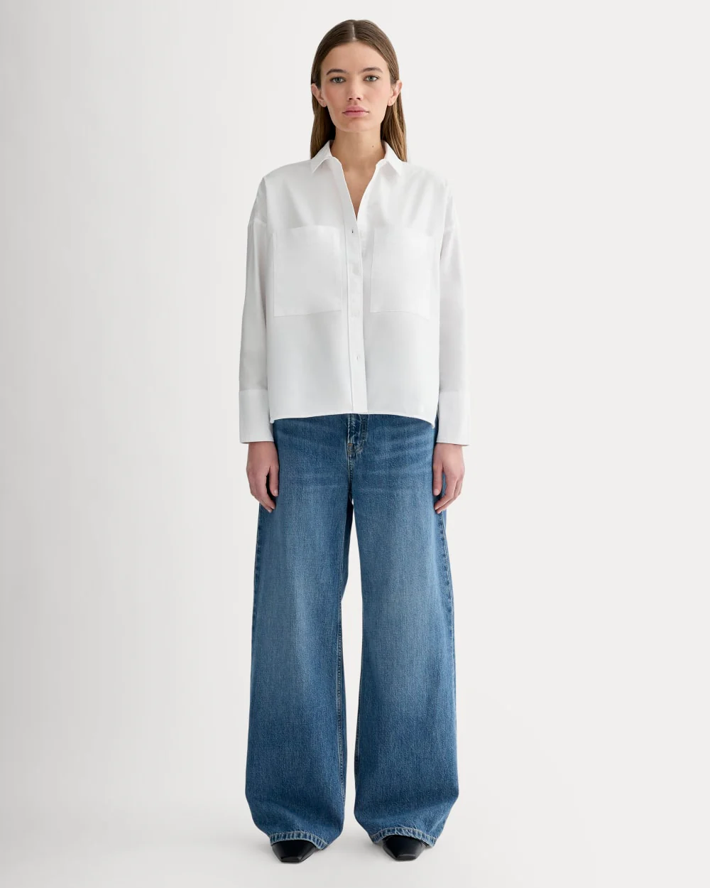 The Boxy Oxford | White - Image 3