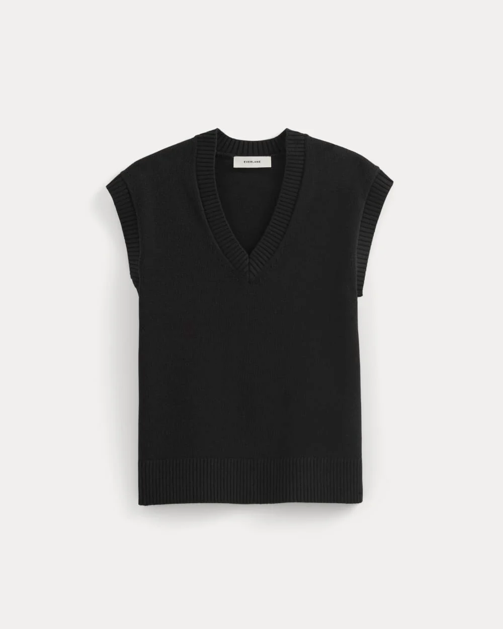 The Boxy Vest in Everyday Cotton | Black - Image 2