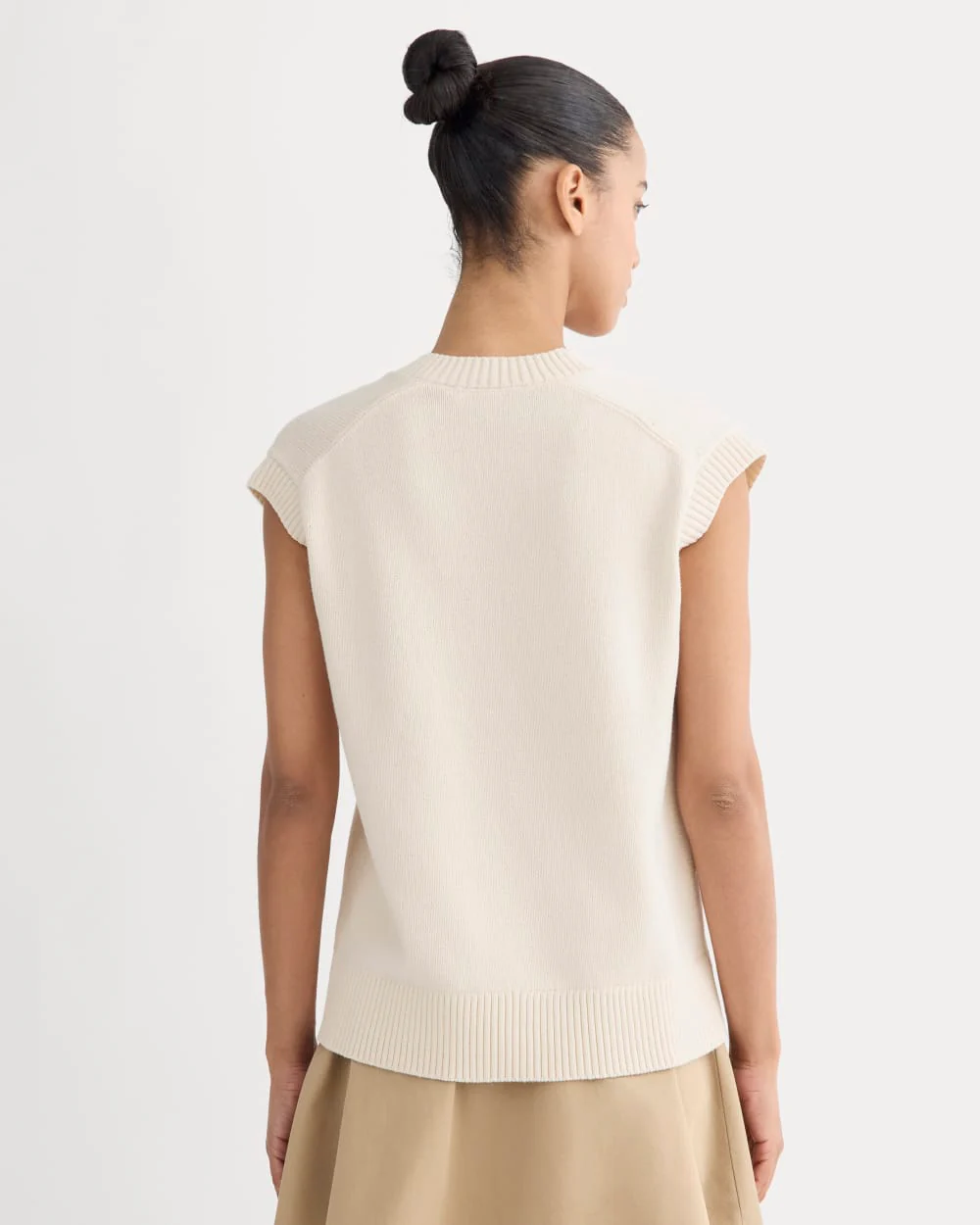 The Boxy Vest in Everyday Cotton | Canvas - Image 5