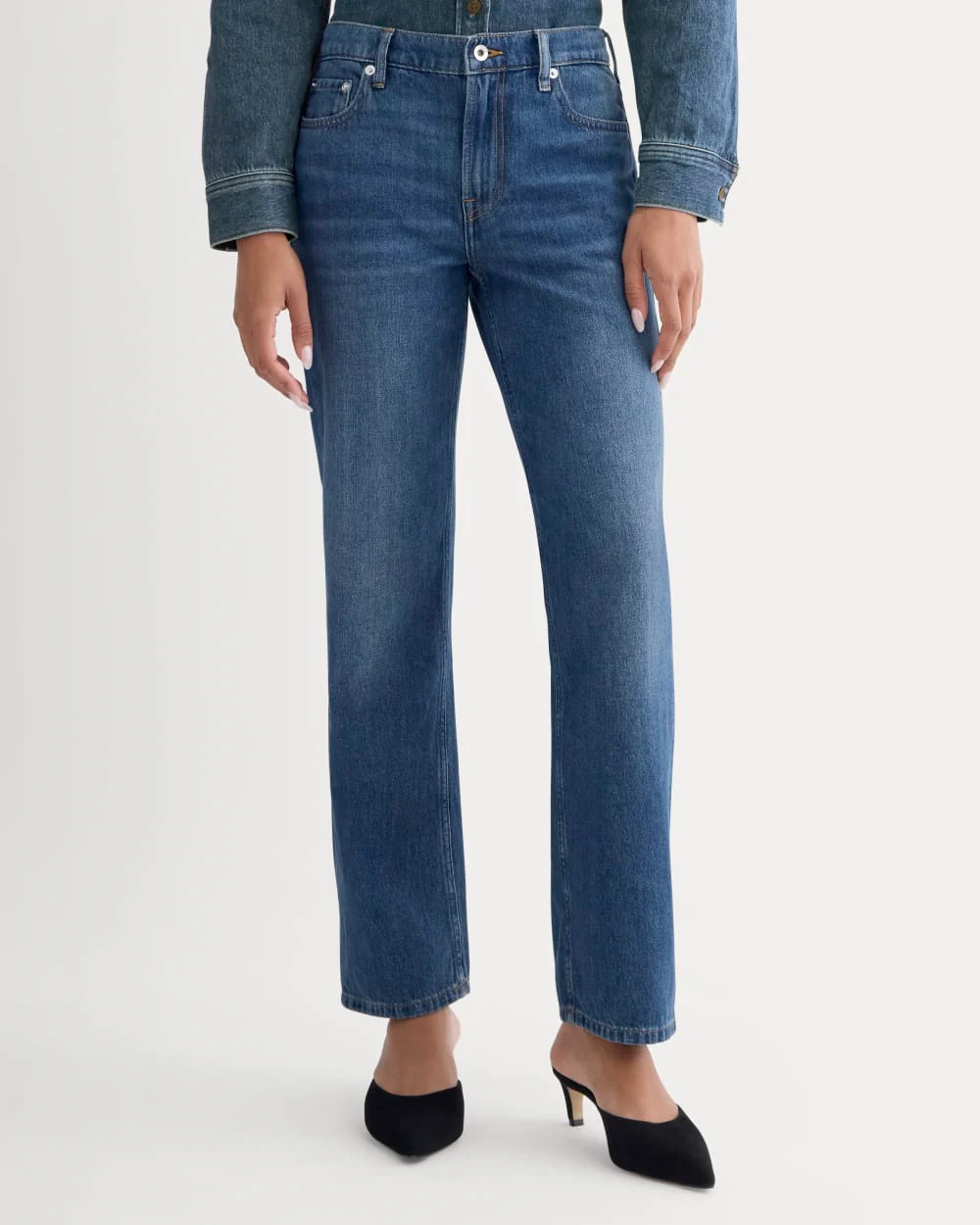 Low-Rise Straight Jean | Tungsten Old Blue - Image 3