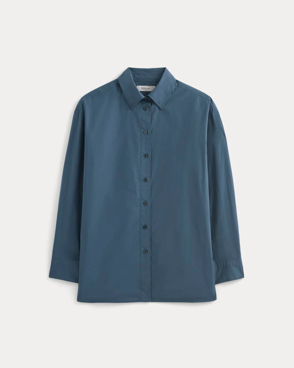 The Boyfriend Shirt in Ultrasoft Cotton | Deep Lazuli Blue - Image 2
