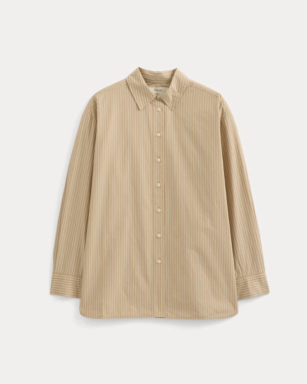 The Boyfriend Shirt in Ultrasoft Cotton | Tiger's Eye / Optic White - Image 2