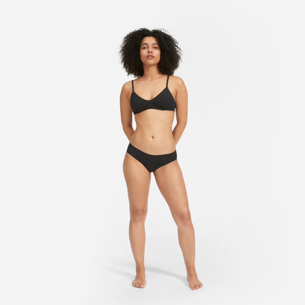 The Cotton Bralette | Black - Image 2
