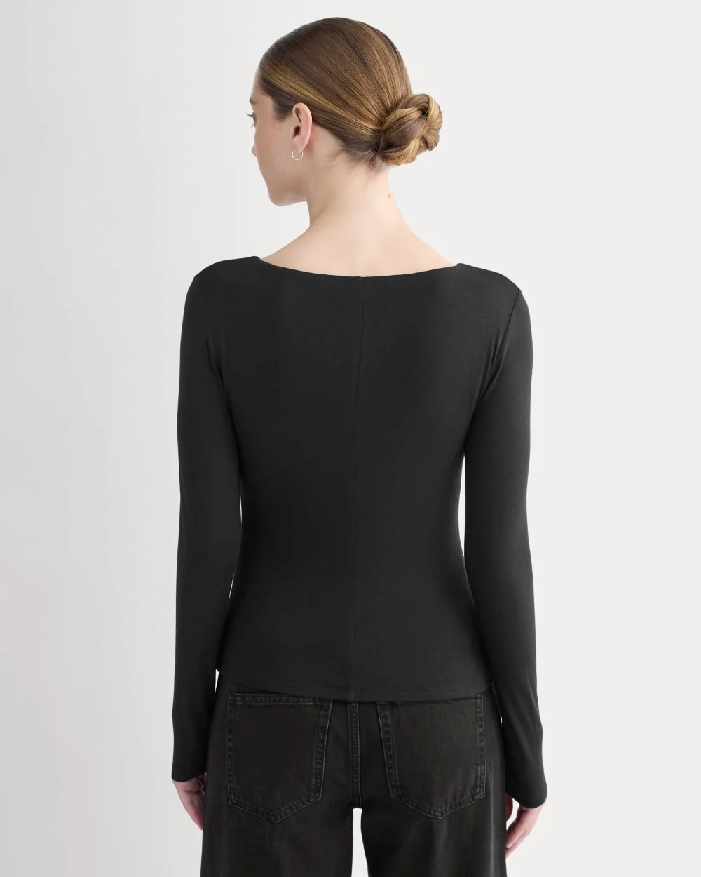 Button-Up Top in Butterluxe | Black - Image 5