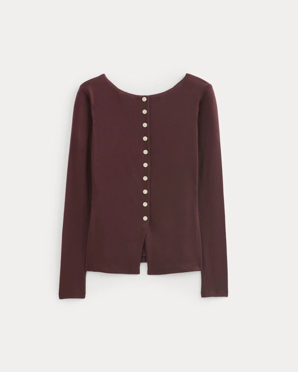 Button-Up Top in Butterluxe | Deep Plum - Image 2