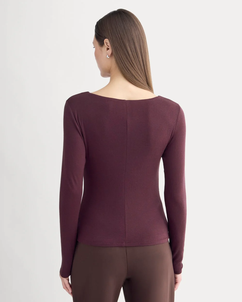 Button-Up Top in Butterluxe | Deep Plum - Image 5
