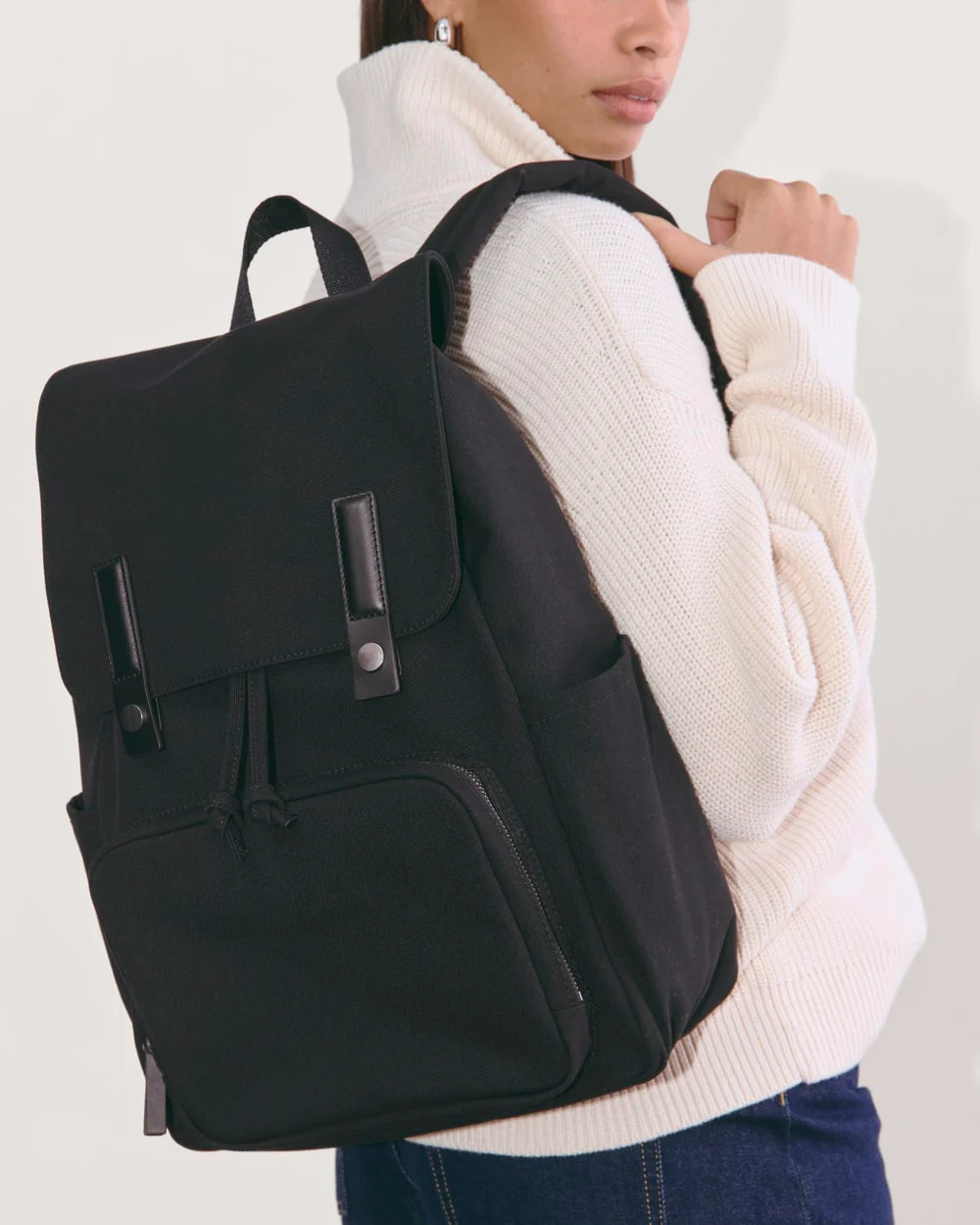 The Canvas Backpack | Black - Image 3