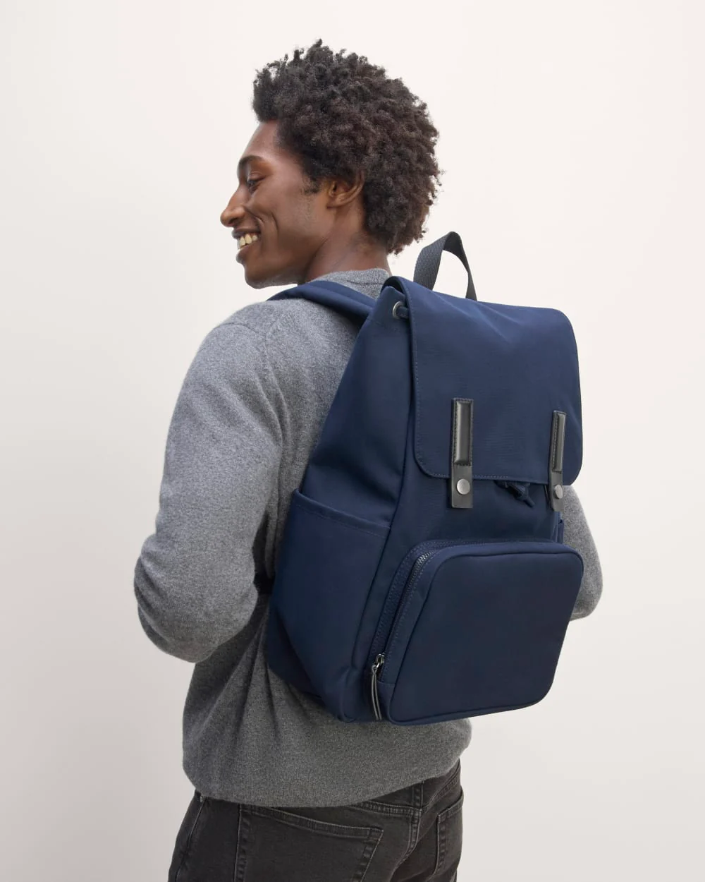 The Canvas Backpack | Navy - Image 8