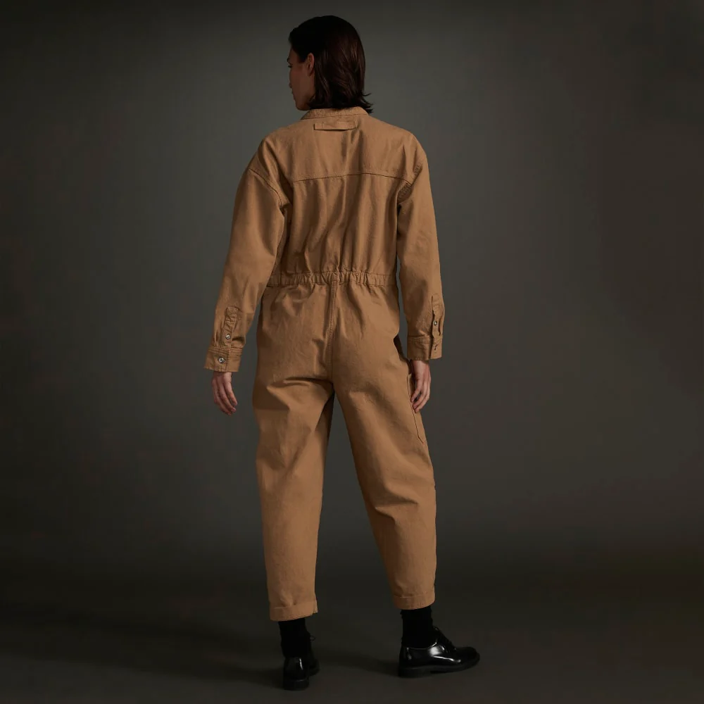 The Canvas Organic Cotton Coverall | Cappuccino - Image 4