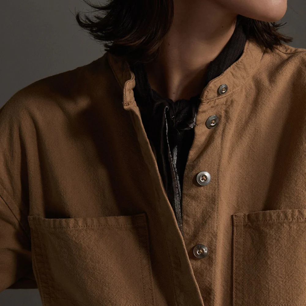 The Canvas Organic Cotton Coverall | Cappuccino - Image 8