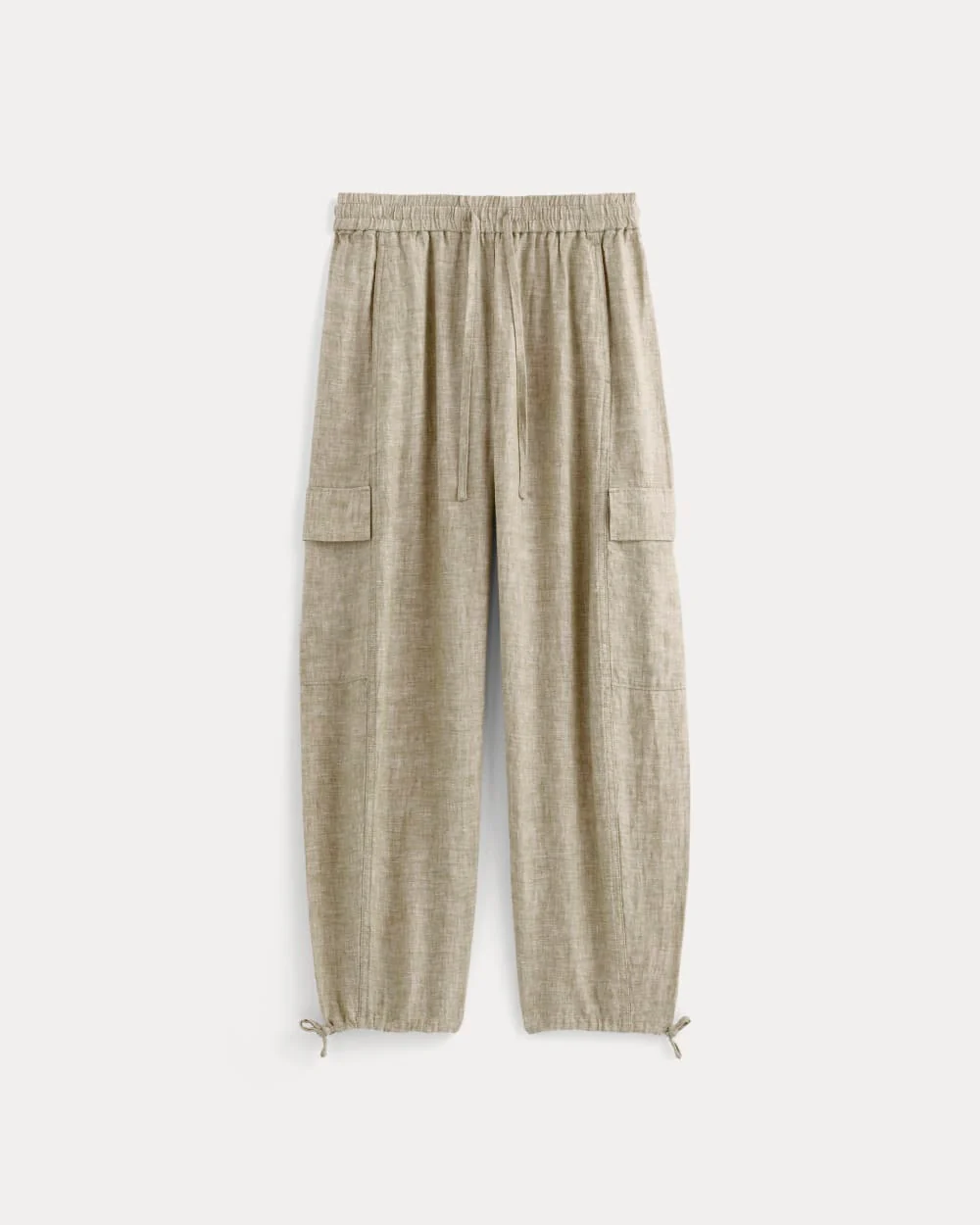 The Cargo Curve Pant in Linen | Cornstalk Chambray - Image 2