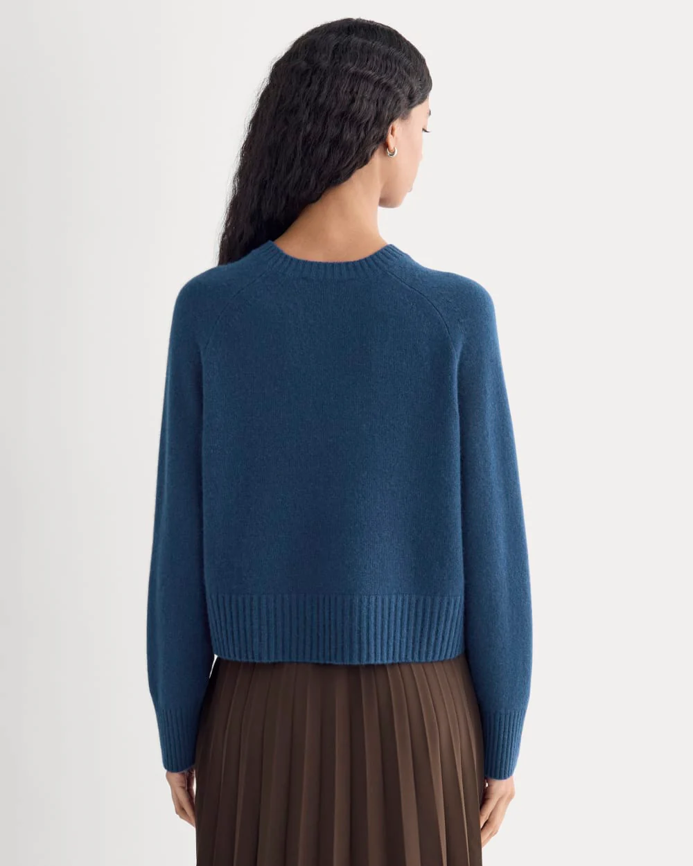 The Boxy Crew in Cashmere | Deep Lazuli Blue - Image 7