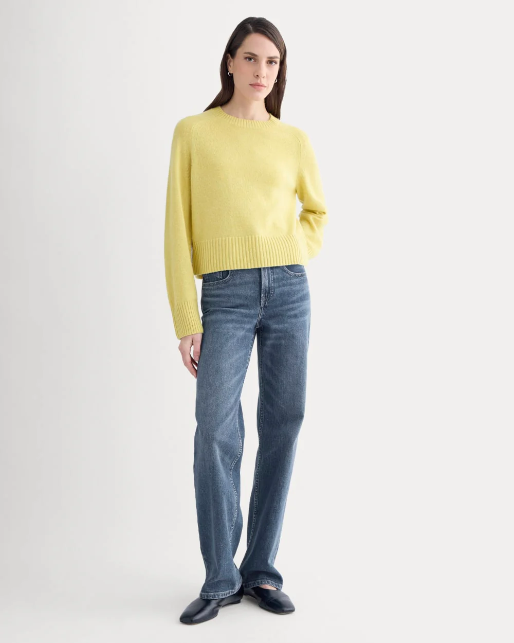 The Boxy Crew in Cashmere | Double Cream Heather - Image 3
