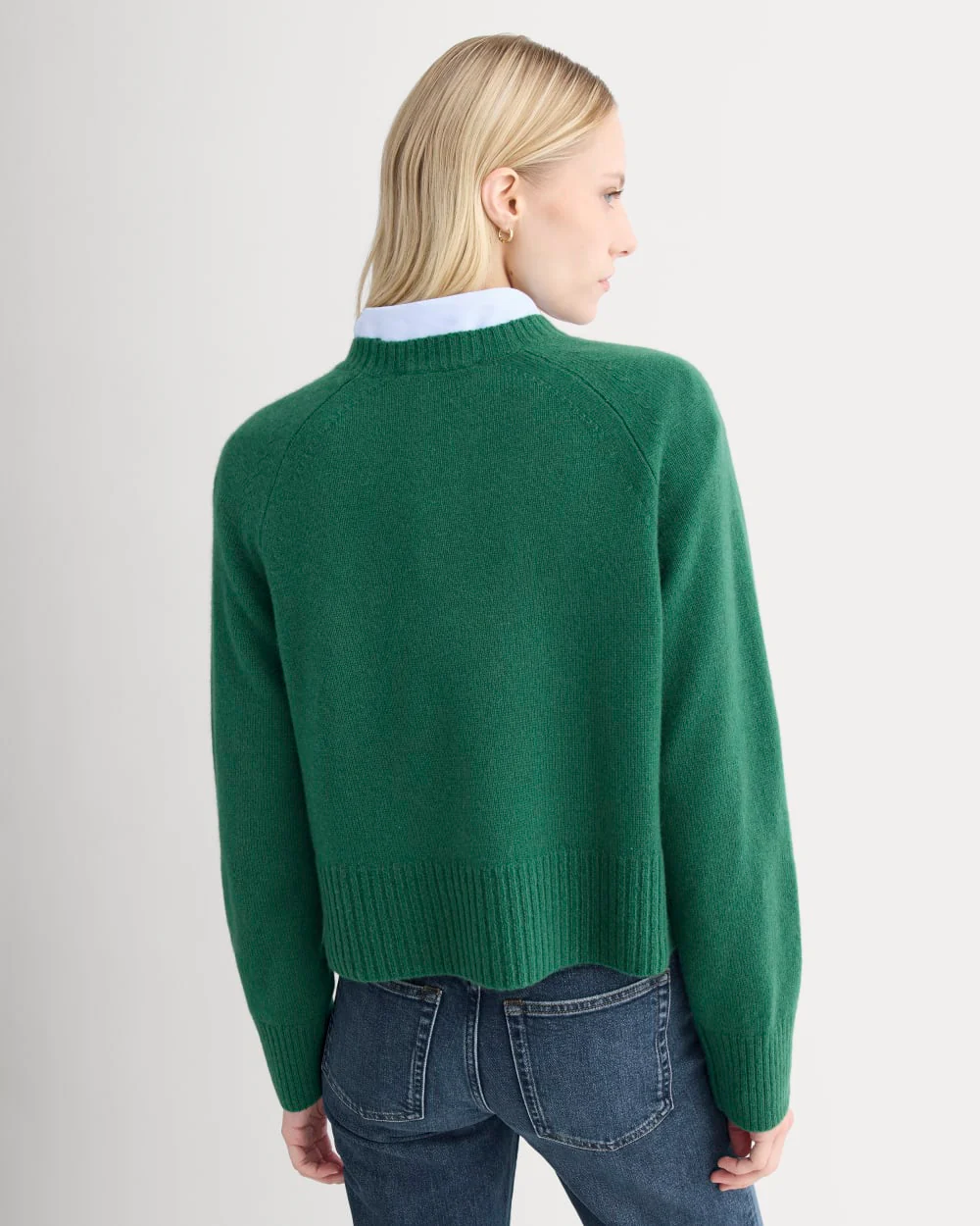 The Boxy Crew in Cashmere | Hunter Green - Image 5
