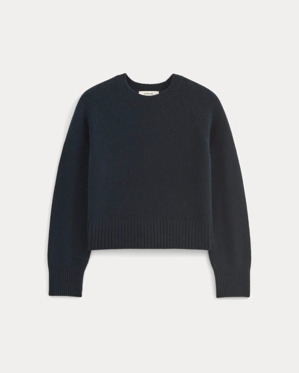 The Boxy Crew in Cashmere | Navy - Image 2