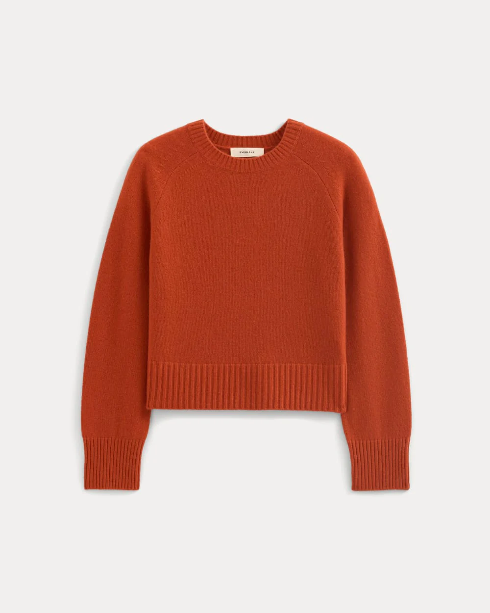 The Boxy Crew in Cashmere | Rust - Image 2