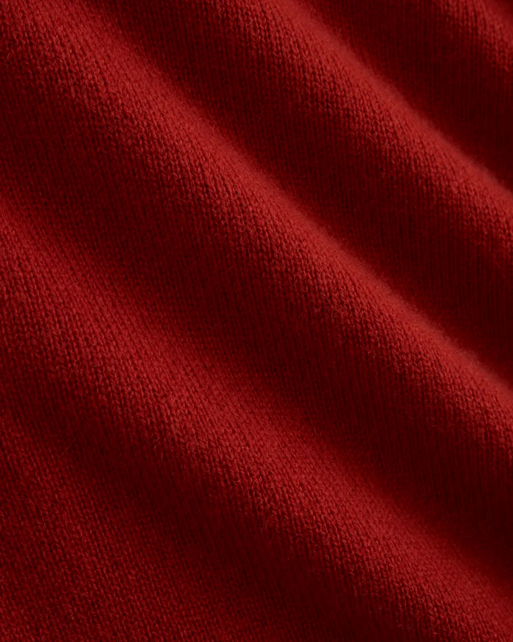 The Boxy Turtleneck in Cashmere | Berry Red - Image 6