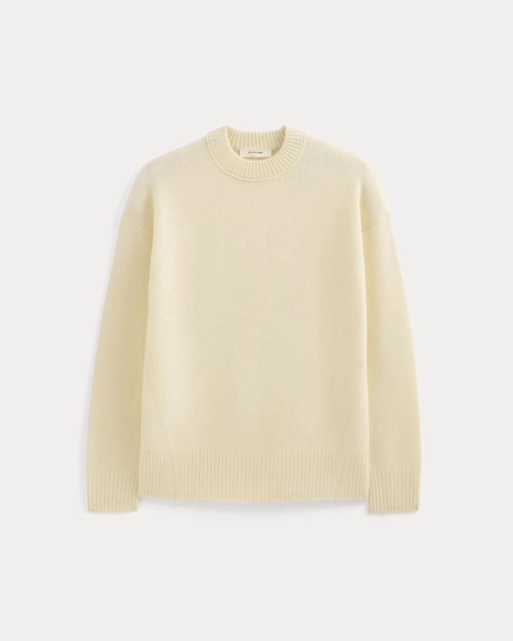 Cashmere Boyfriend Sweater | Snow - Image 2