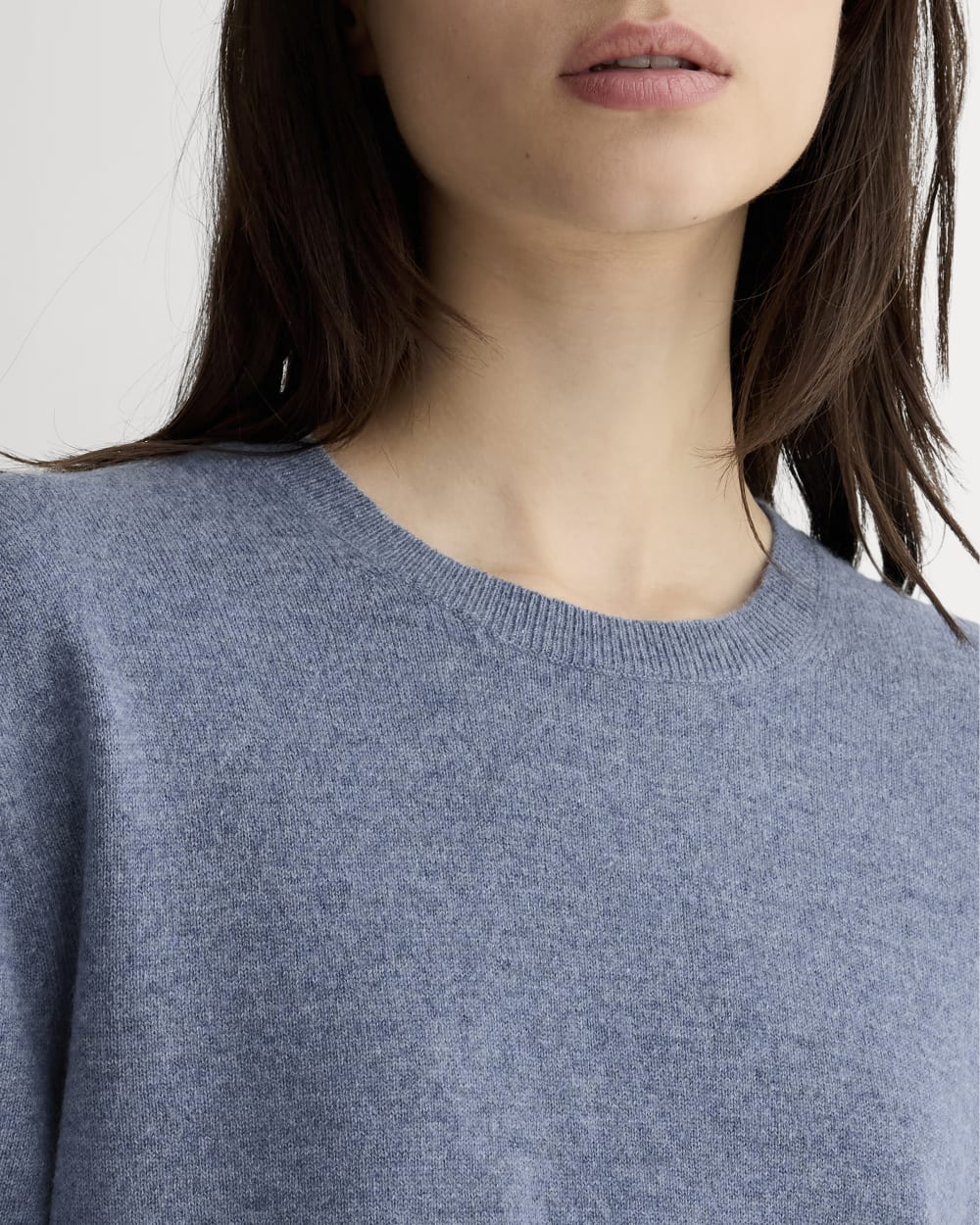 The Classic Crew in Cashmere | Denim Blue - Image 4