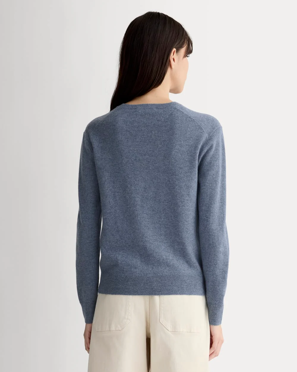 The Classic Crew in Cashmere | Denim Blue - Image 5