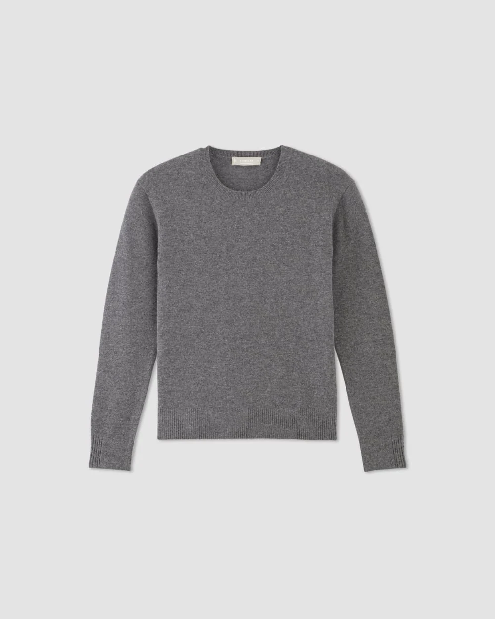 The Classic Crew in Cashmere | Heather Charcoal - Image 2