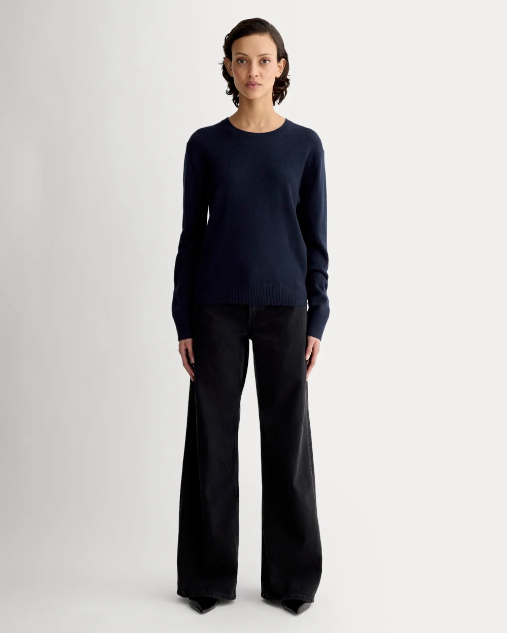 The Classic Crew in Cashmere | Navy - Image 3