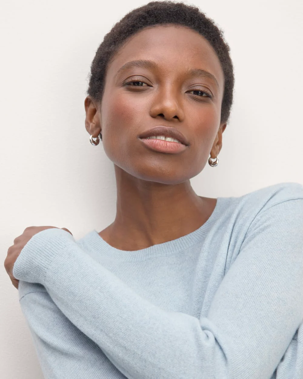 The Classic Crew in Cashmere | Sky Blue - Image 4