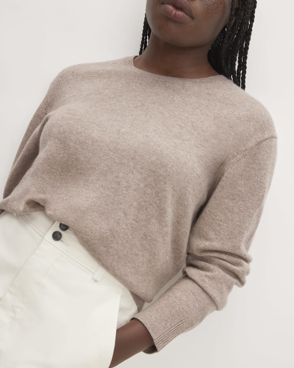 The Classic Crew in Cashmere | Toasted Sesame - Image 4