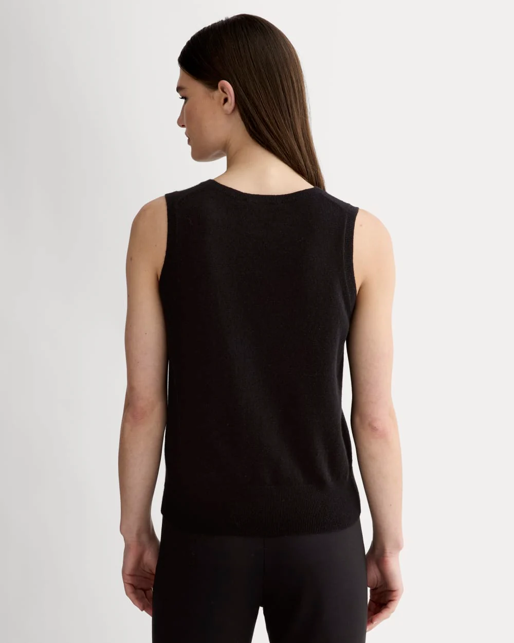 The Classic Tank in Cashmere | Black - Image 5