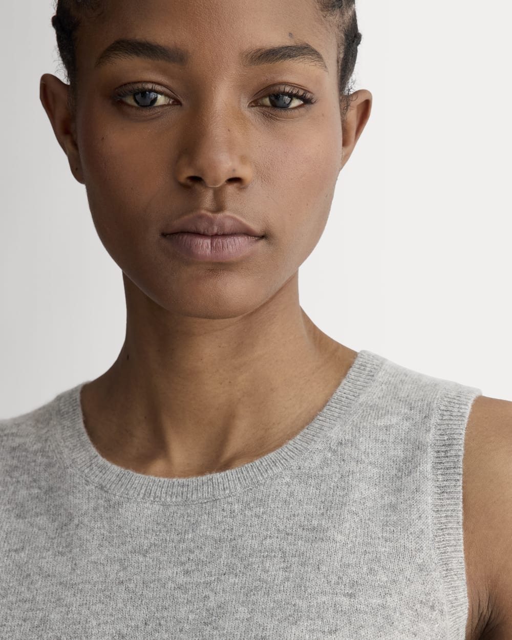 The Classic Tank in Cashmere | Light Heather Grey - Image 4