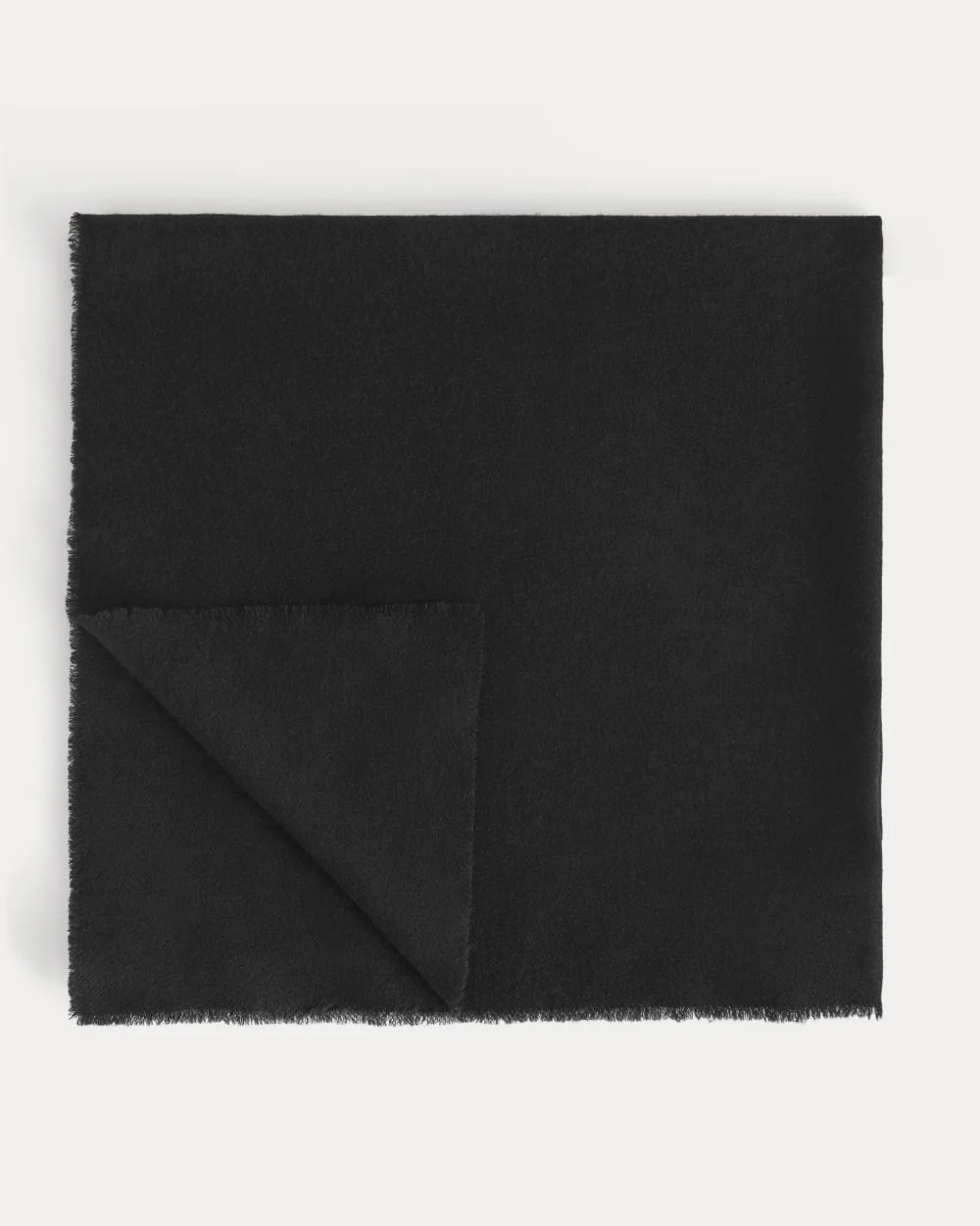 The Cashmere Feather Scarf | Black - Image 2