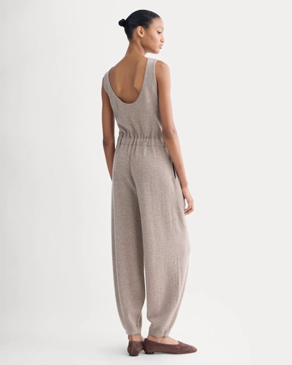 Cashmere Lounge Jumpsuit | Oatmeal - Image 5