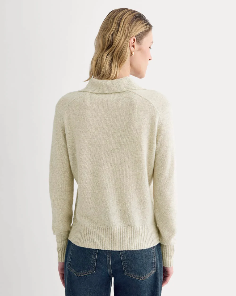 Cashmere Polo Sweater | Canvas - Image 5