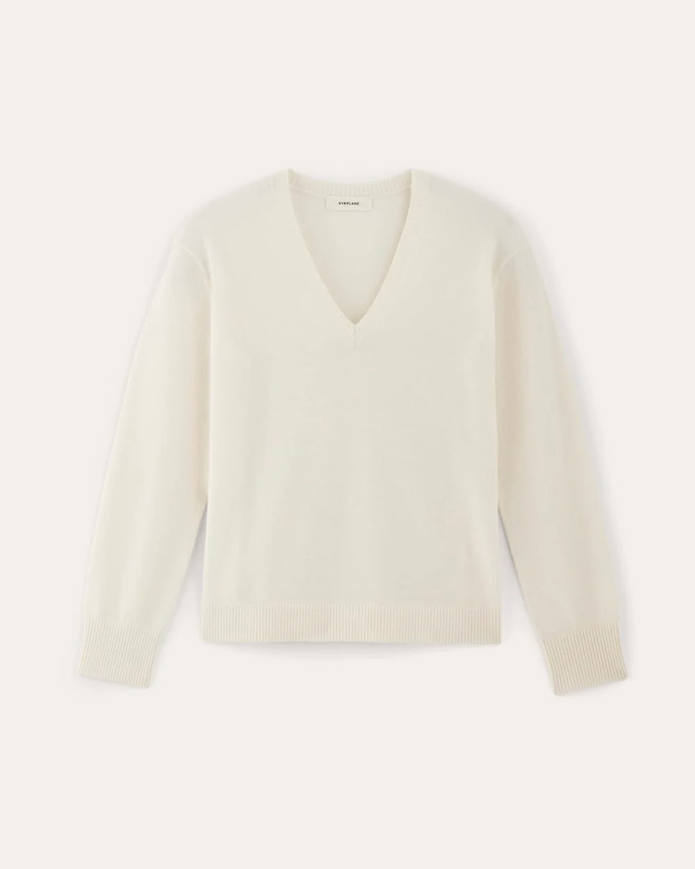 The Classic V in Cashmere | Bone - Image 2