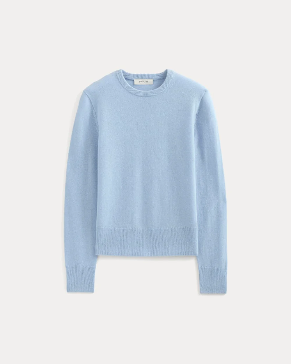 Cashmere Slim Crew Sweater | Open Air Blue - Image 2