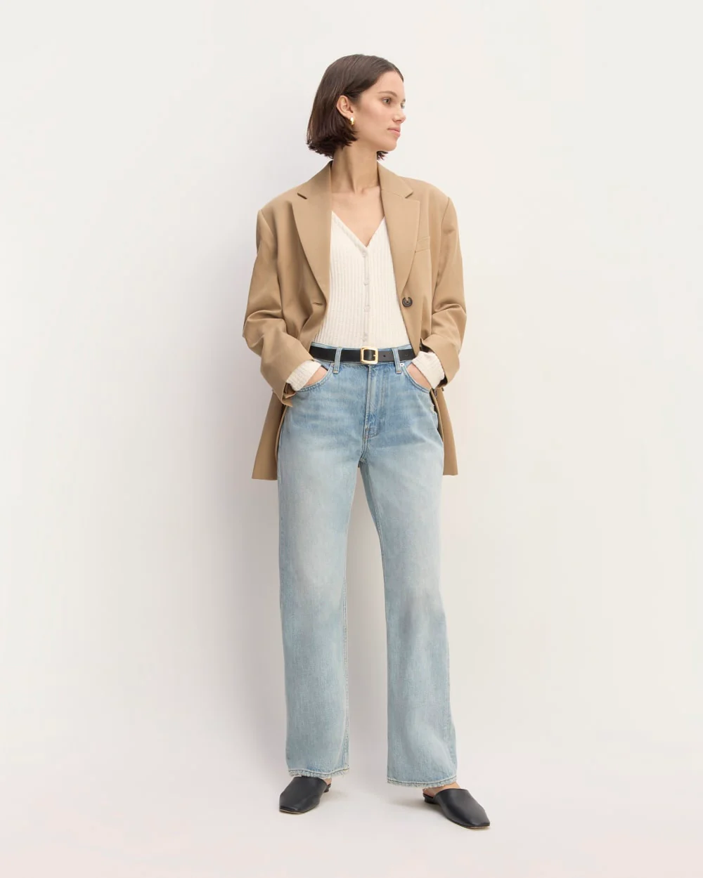 The Cheeky Straight Jean | Weathered Beach