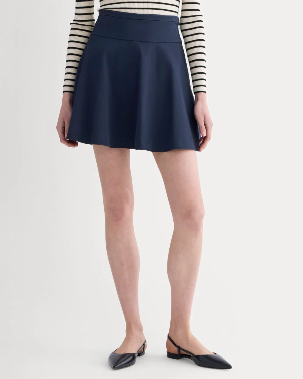 The Circle Mini Skirt | Navy - Image 3