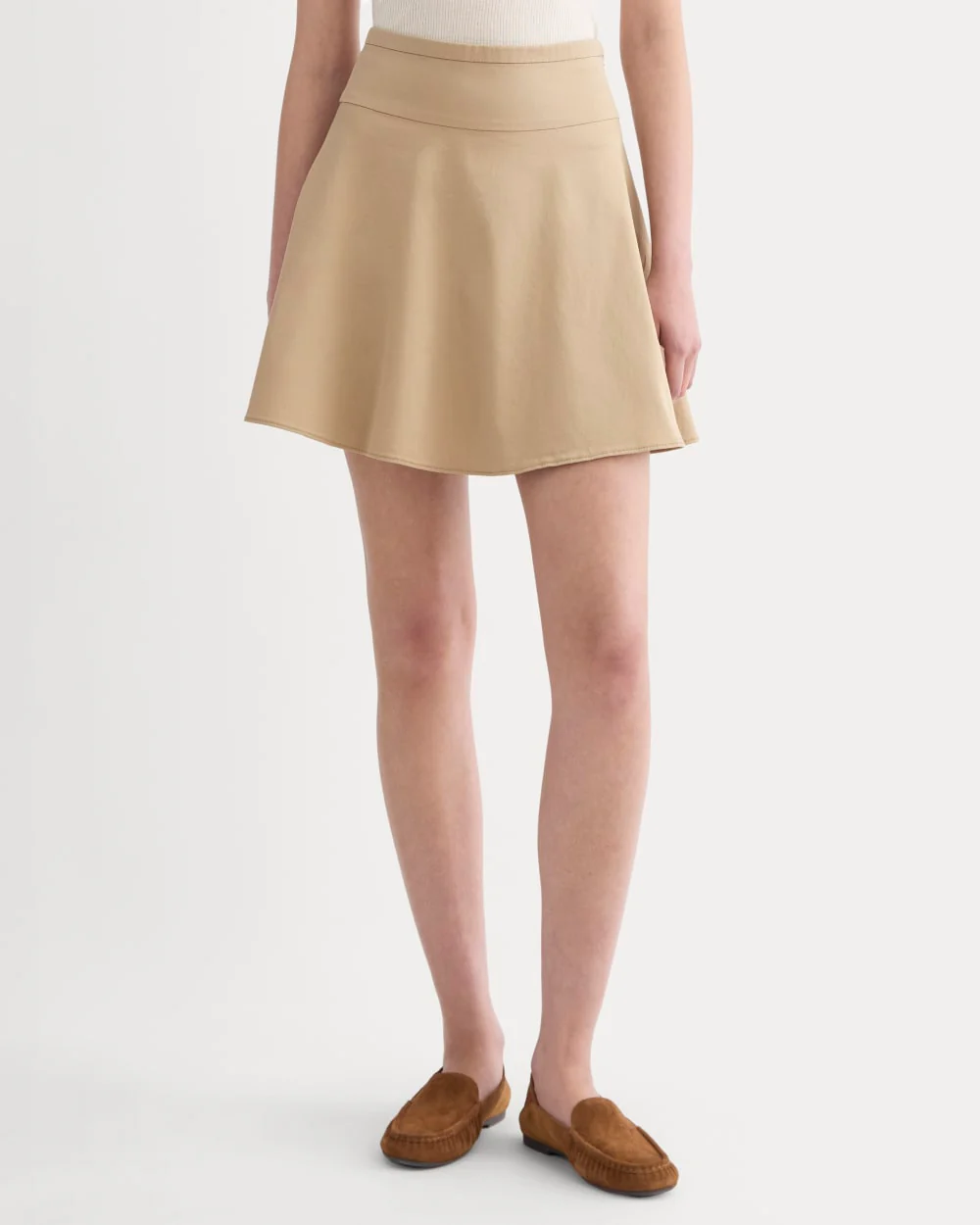 The Circle Mini Skirt | Warm Trench - Image 3