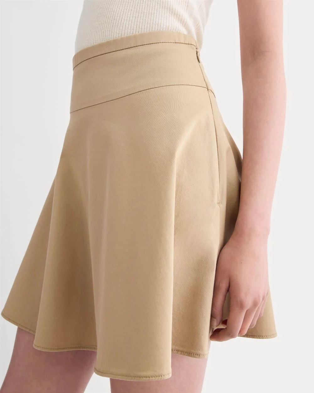 The Circle Mini Skirt | Warm Trench - Image 4